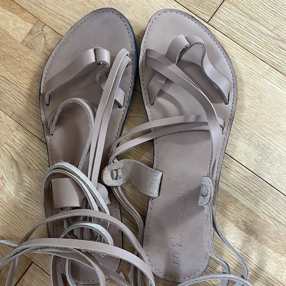 Brave Soles Cleopatra Gladiator leather Sandals 💗 - Picture 3 of 3